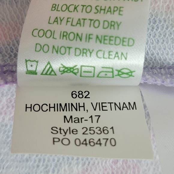 Lilly Pulitzer Amethyst One Too Many 4" Yasmin Knit Terry Shorts Sz M NEW - Picture 13 of 13